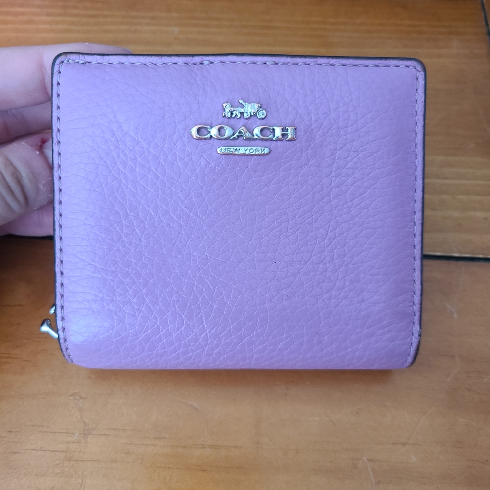 Coach Lavender Leather Women's Wallet